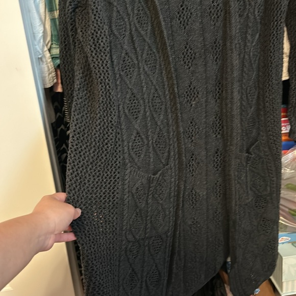 Grey Forever 21 Knit Cardigan - Picture 4 of 8